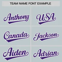 Silver Purple Leopard Graffiti Side Design Baseball Jersey 3
