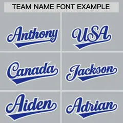 Silver Royal Blue Ice Cream Helmet Pattern Hockey Jersey 3