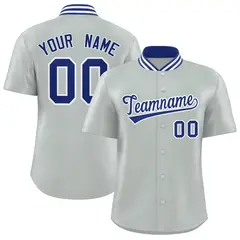 Silver Stand Collar Classic Authentic Baseball Jersey 1