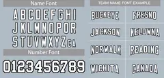 Silver White-Black Classic Style Authentic Football Jersey 3