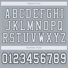 Silver White-Black Mesh Football Jersey 3