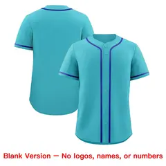 Sky Blue Baseball Jersey 8