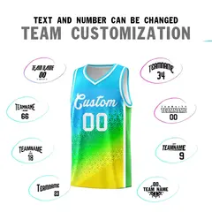 Sky Blue Light Purple-Gold Gradient Irregular Shapes Basketball Jersey 3
