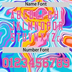 Sky Blue Split Fluid Fashion Authentic Baseball Jersey 4