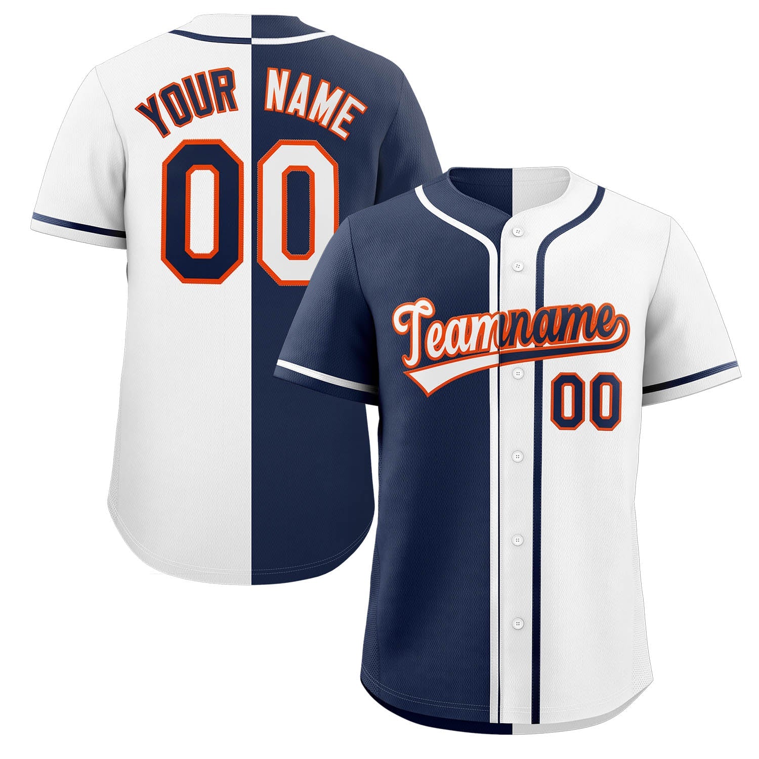 Navy&White