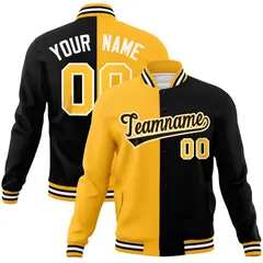 Split Varsity Baseball Jacket Windbreaker
