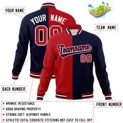 Split Varsity Baseball Jacket Windbreaker 32
