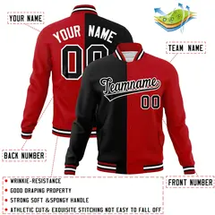 Split Varsity Baseball Jacket Windbreaker 46