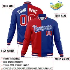 Split Varsity Baseball Jacket Windbreaker 53