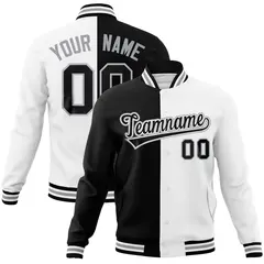 Split Varsity Baseball Jacket Windbreaker 64