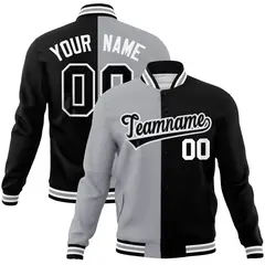 Split Varsity Baseball Jacket Windbreaker 71