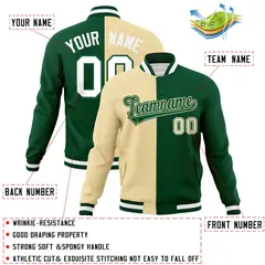 Split Varsity Baseball Jacket Windbreaker 81