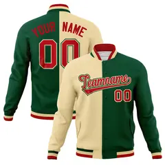 Split Varsity Baseball Jacket Windbreaker 85