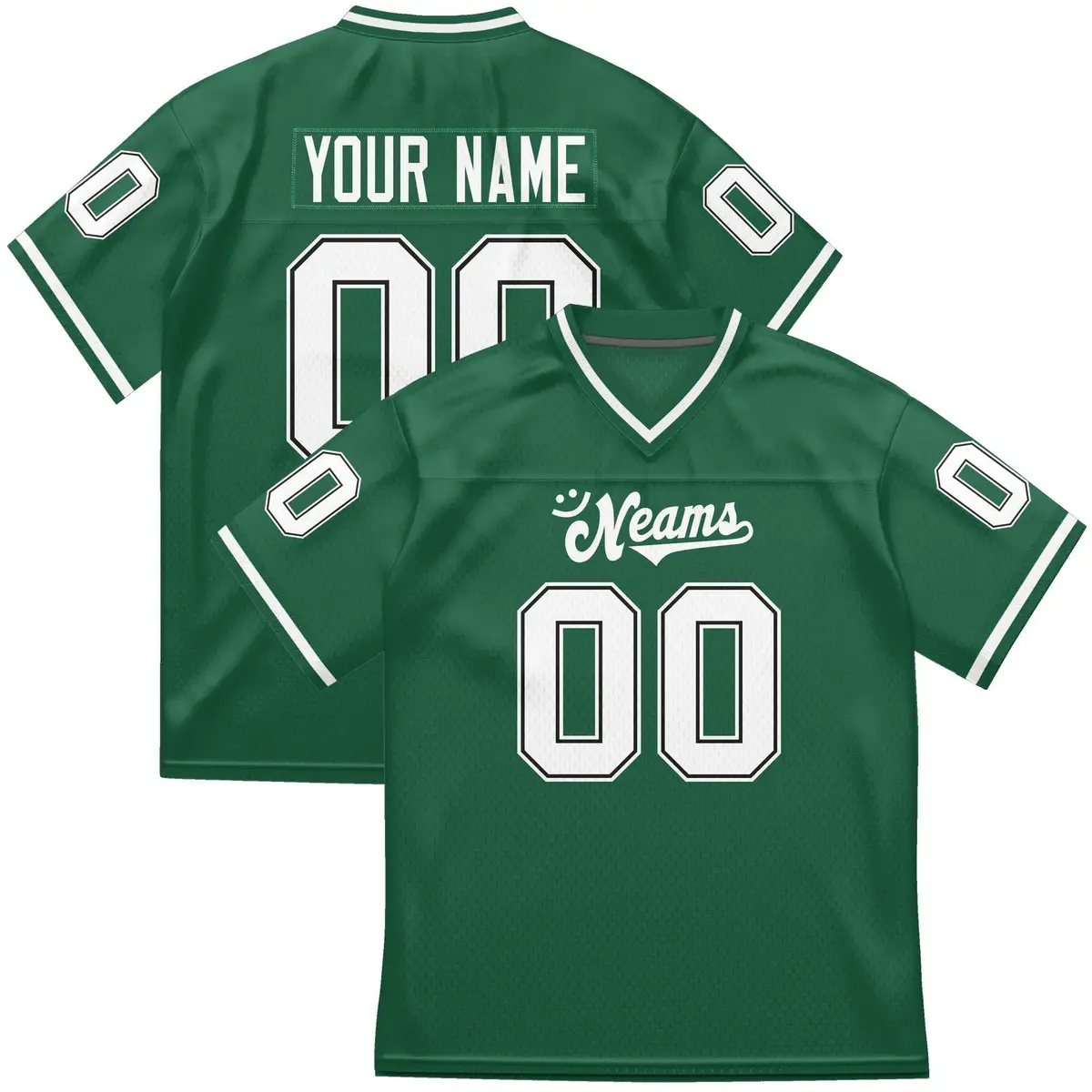 Stitched Athletic Cut Football Jersey for Adults and Youth