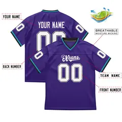 Stitched Athletic Cut Football Jersey for Adults and Youth 34