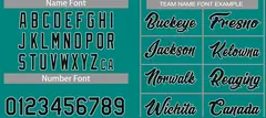 Teal Black-White Classic Casual Basketball Jersey 3