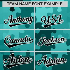 Teal Black White Puzzle Elements Baseball Jersey 3