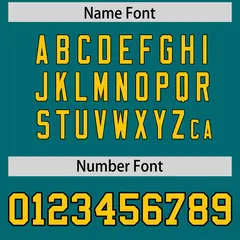 Teal Gold Baseball Jersey Pants Hat Uniform Package 4