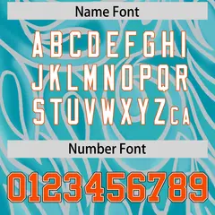 Teal Graffiti Pattern Authentic Football Jersey 4