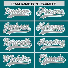 Teal Gray Baseball Jersey Pants Hat Uniform Package 3