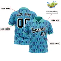Teal Lingge Sunshine Team Polo Shirts 2