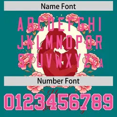 Teal Pink Mother's Day Baseball Jersey 4