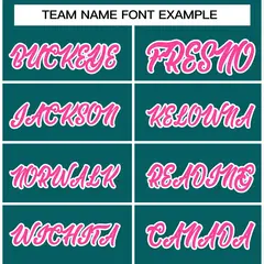 Teal Pink-White Classic Waterproof Jacket 3