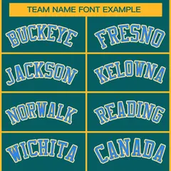 Teal Powder Blue White-Gold Classic Style Hockey Jersey 3