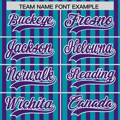 Teal Purple American Flag Graffiti Baseball Jersey 3