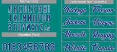 Teal Royal-White Classic Casual Basketball Jersey 3