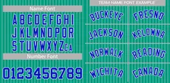 Teal Royal-White Stripe Authentic Fashion Baseball Jersey 3