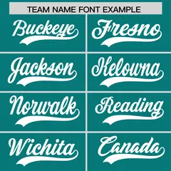 Teal White Baseball Jersey Pants Hat Uniform Package 3
