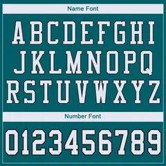 Teal White-Black Classic Mesh Authentic Football Jersey 3