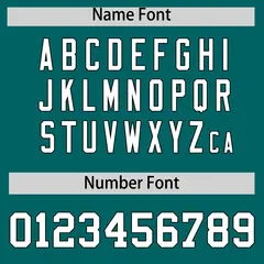 Teal White Black Gradient Raglan Full-Snap Letterman Jacket 4
