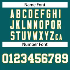 Teal White-Gold Classic Hockey Jersey 4