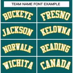 Teal White-Gold Classic Hockey Jersey 3
