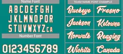 Teal White-Orange Classic Casual Basketball Jersey 3