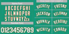 Teal White-Orange Stripe Authentic Fashion Baseball Jersey 3