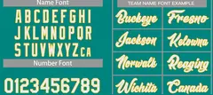 Teal White-Yellow Classic Casual Basketball Jersey 3