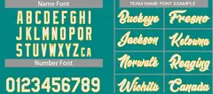 Teal White-Yellow Classic Heal Sports Basketball Jersey 4