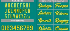 Teal Yellow Classic Casual Basketball Jersey 3
