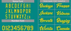 Teal Yellow Classic Heal Sports Basketball Jersey 4