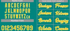 Teal Yellow-White Classic Casual Basketball Jersey 3