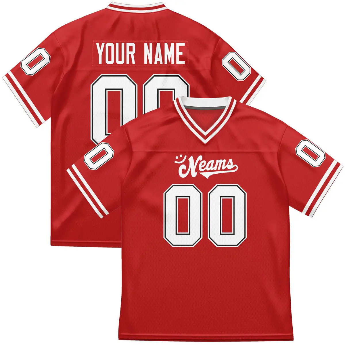 Team Football Practice Jersey for Adults and Youth