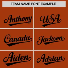 Texas Orange Black Wind Mark Graffiti Baseball Jersey 3