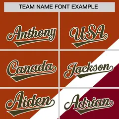 Texas Orange Crimson Raglan Varsity Full-Snap Letterman Baseball Jacket 3