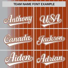 Texas Orange Gray Gradient Pinstripe Varsity Full-Snap Letterman Baseball Jacket 3