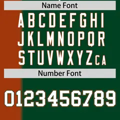 Texas Orange Green Gradient Stripe Two-Button Softball Jersey 4