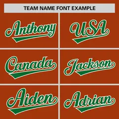 Texas Orange Kelly Green-Gray Full-Snap Raglan Varsity Letterman Bomber Jacket 3