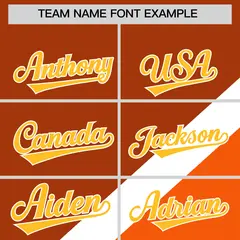Texas Orange Raglan Sleeves Full-Snap Letterman Baseball Jacket 3